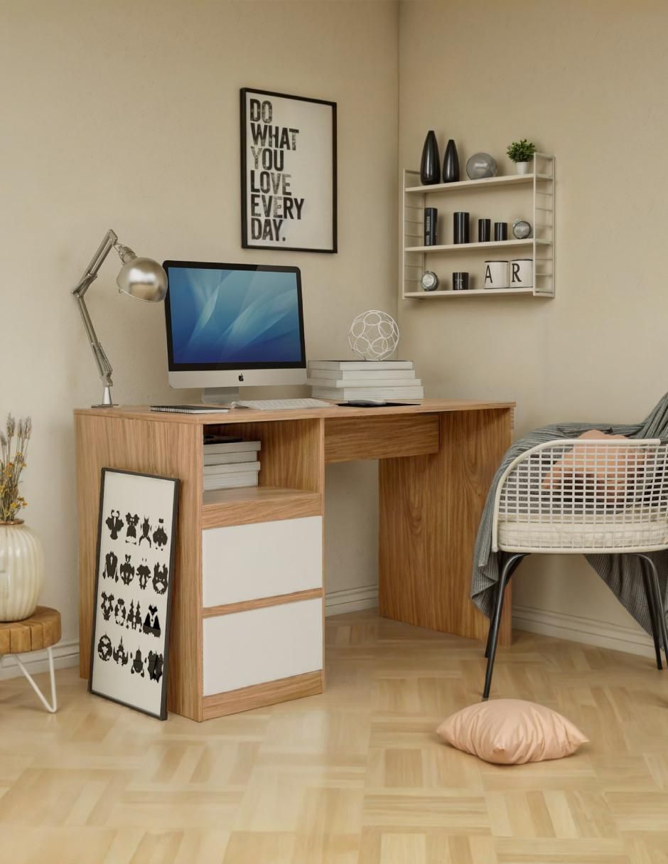Escritorio top living de melamina
