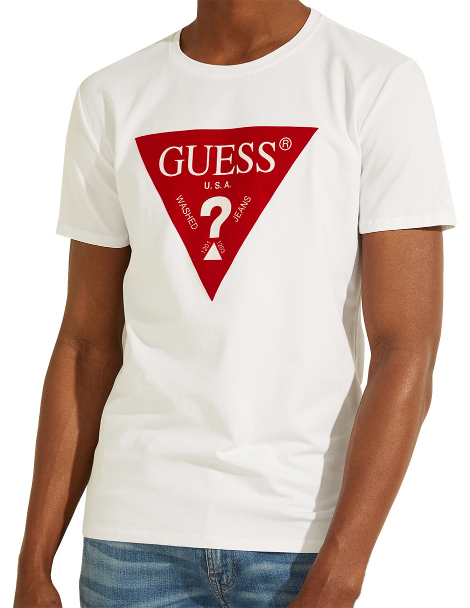 Playera Guess ba2023 cuello redondo para hombre