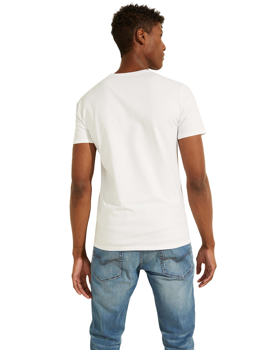 Playera Guess ba2023 cuello redondo para hombre