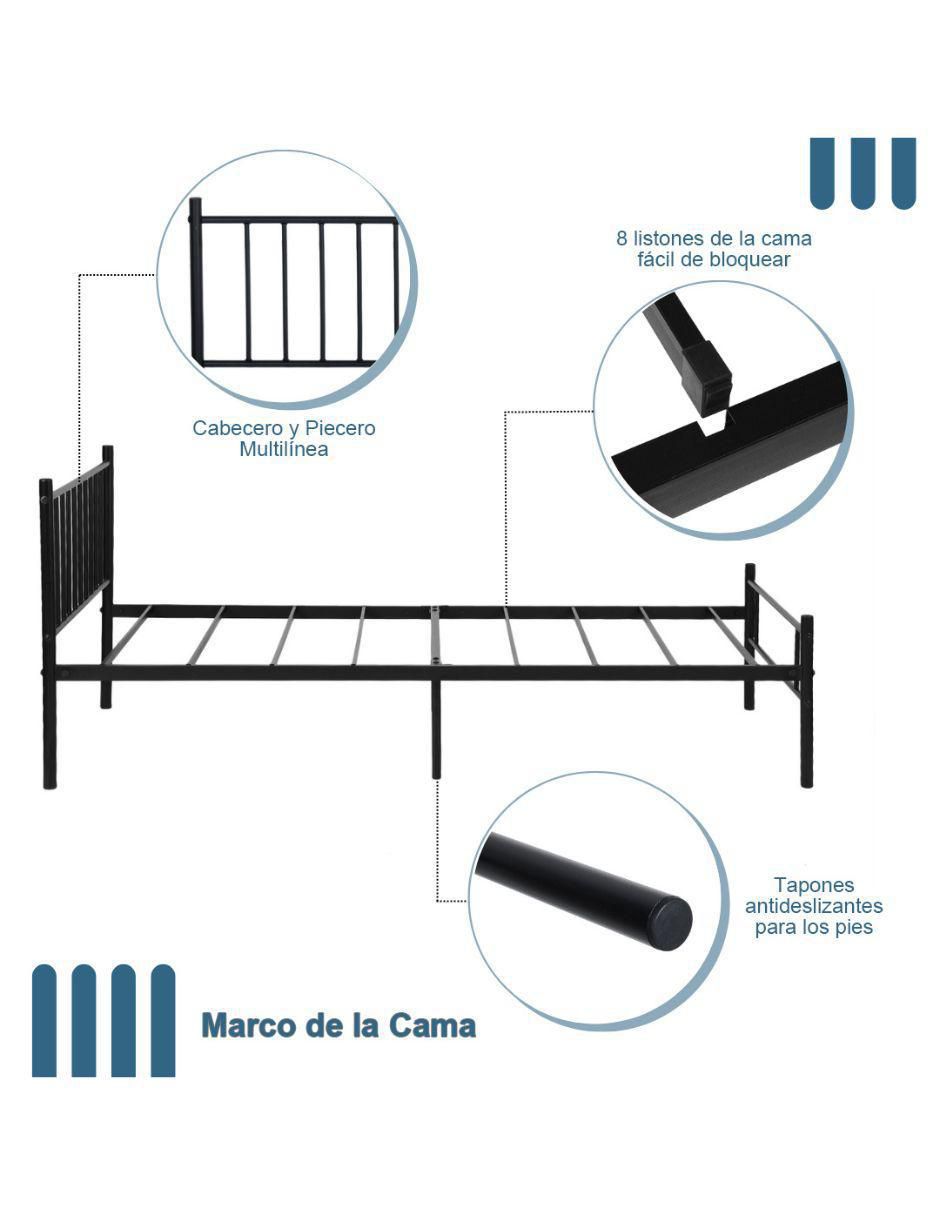 Base para cama Kessie de metal 3