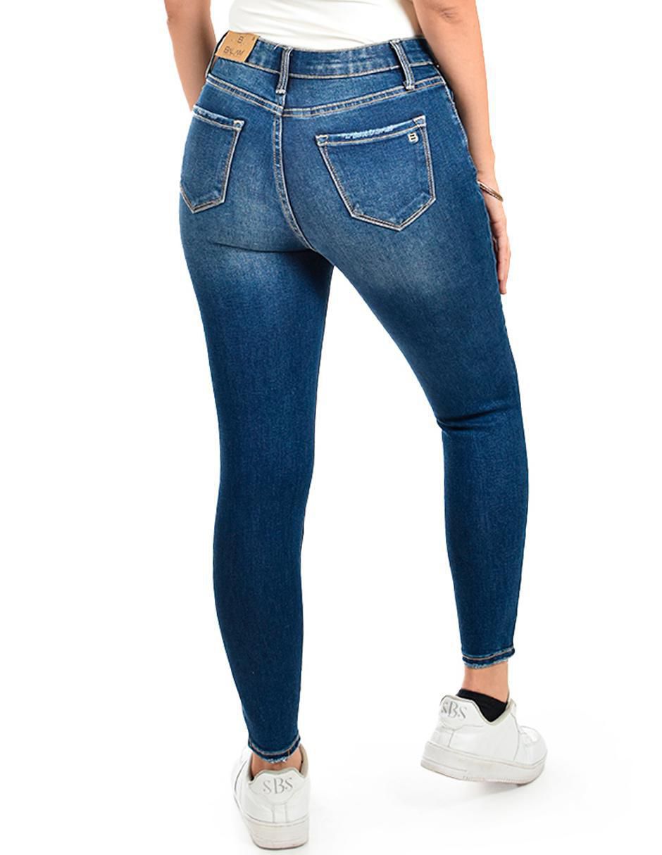 Jeans easy pant skinny para mujer 4