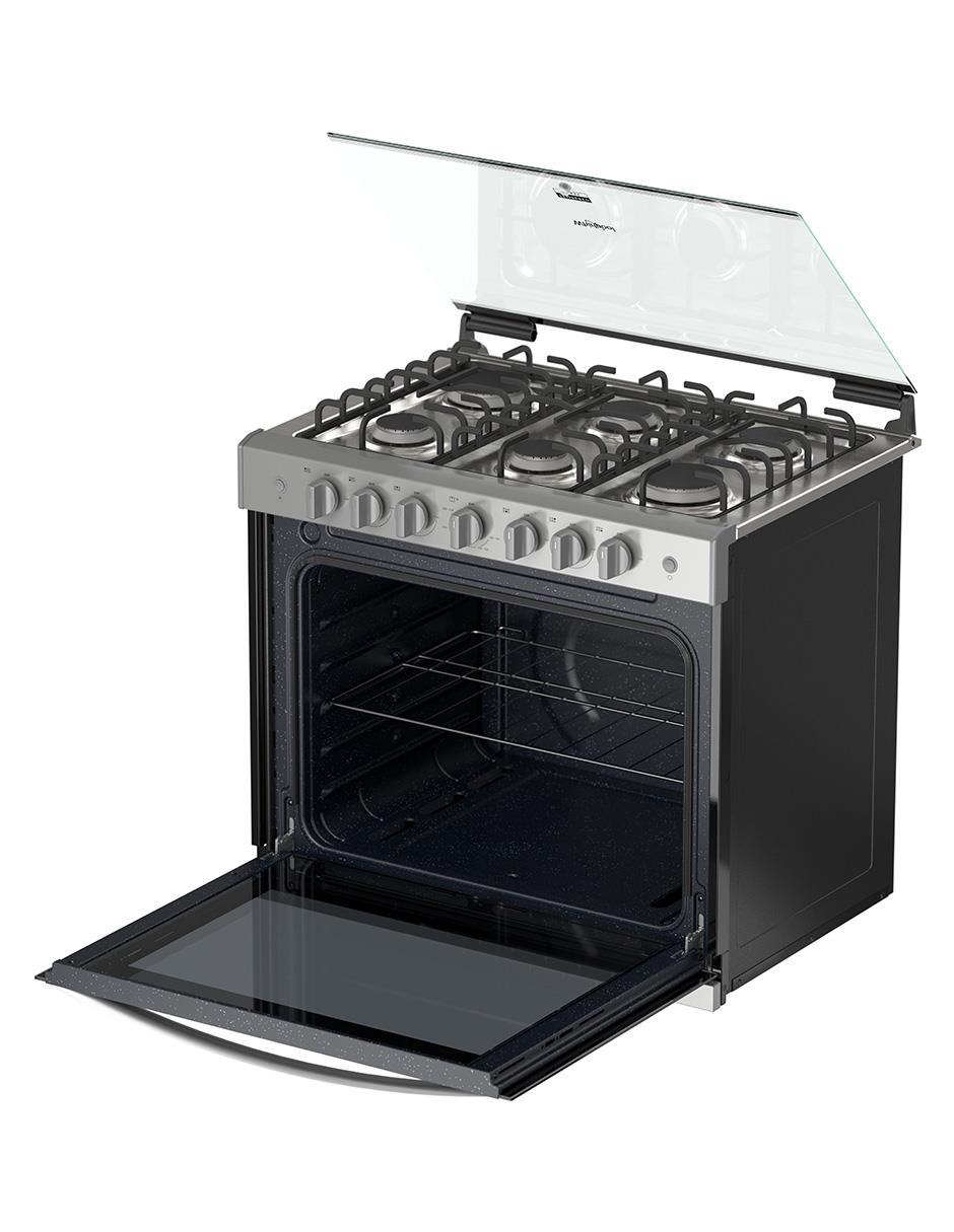 Estufa empotrable a Gas LP Whirlpool 76 cm WER2100D de 6 quemadores
