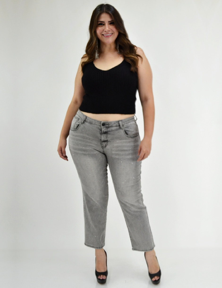 Jeans mom para mujer 2