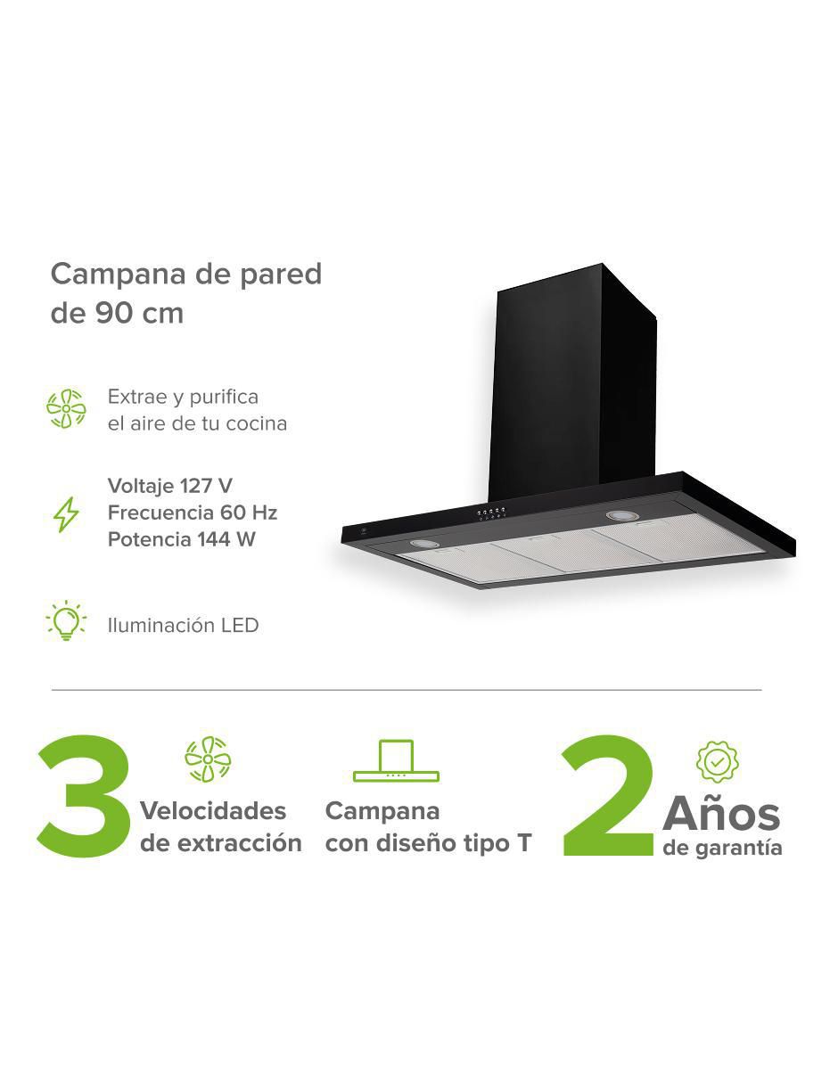 Campana de pared CEV90BN de acero inoxidable 4