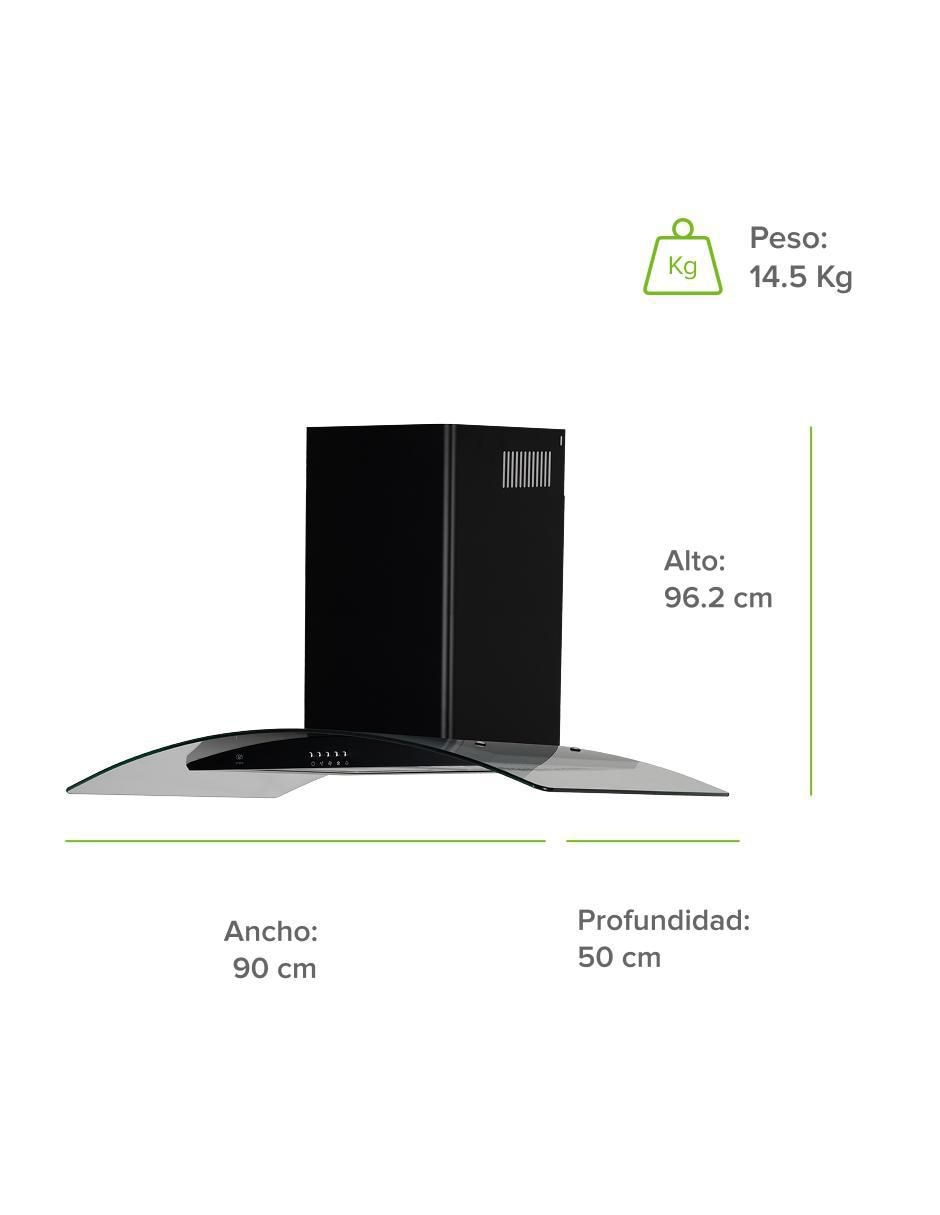 Campana de pared CEV90N de acero inoxidable 5