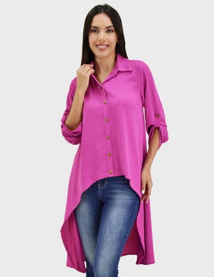 Blusa Bgl Petite manga corta para mujer Blusa Bgl Petite manga corta para mujer