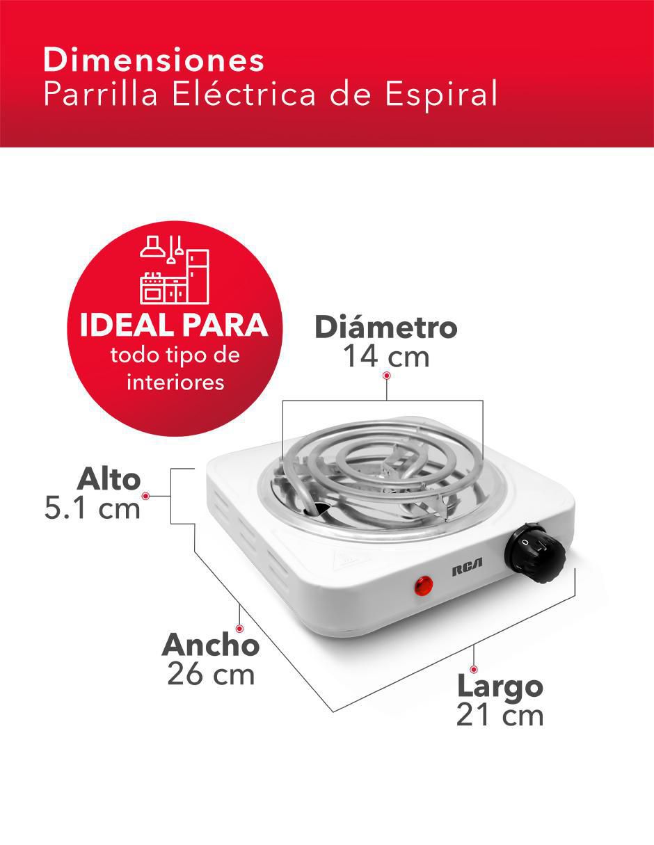 PARRILLA RC1000A , BLANCO 9