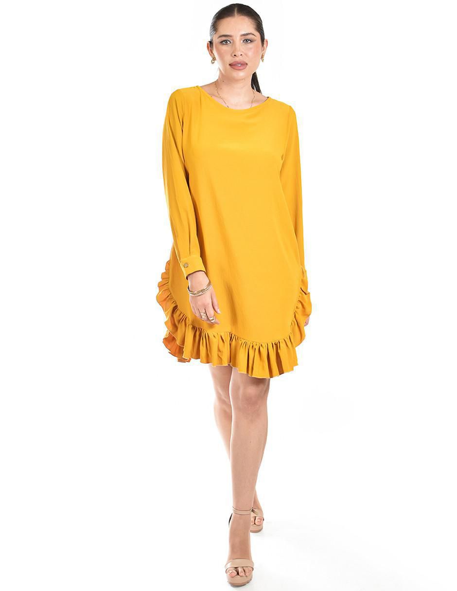 Vestido a la rodilla casual para mujer