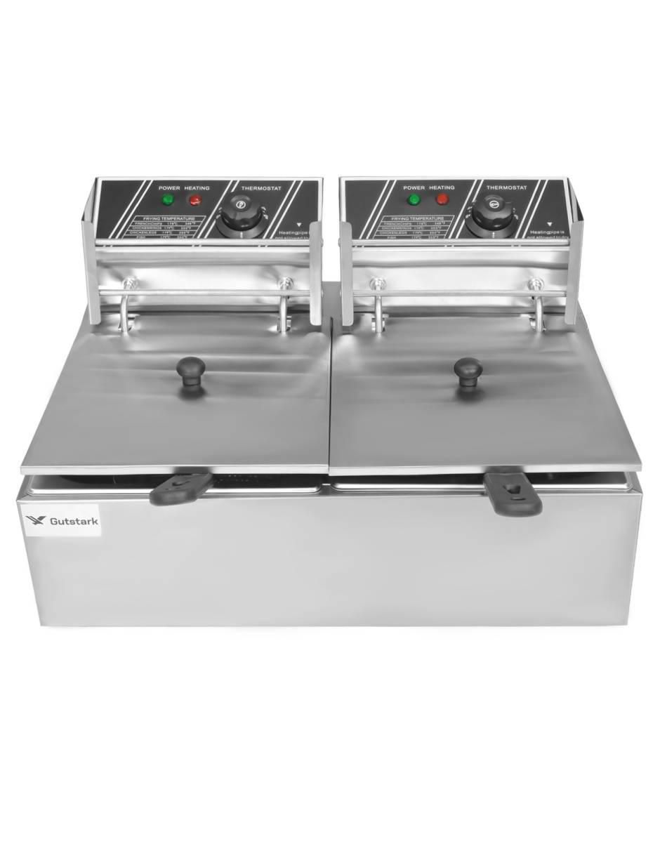 FREIDORA DE ACEITE MKZ, 12 L, PLATEADO 1