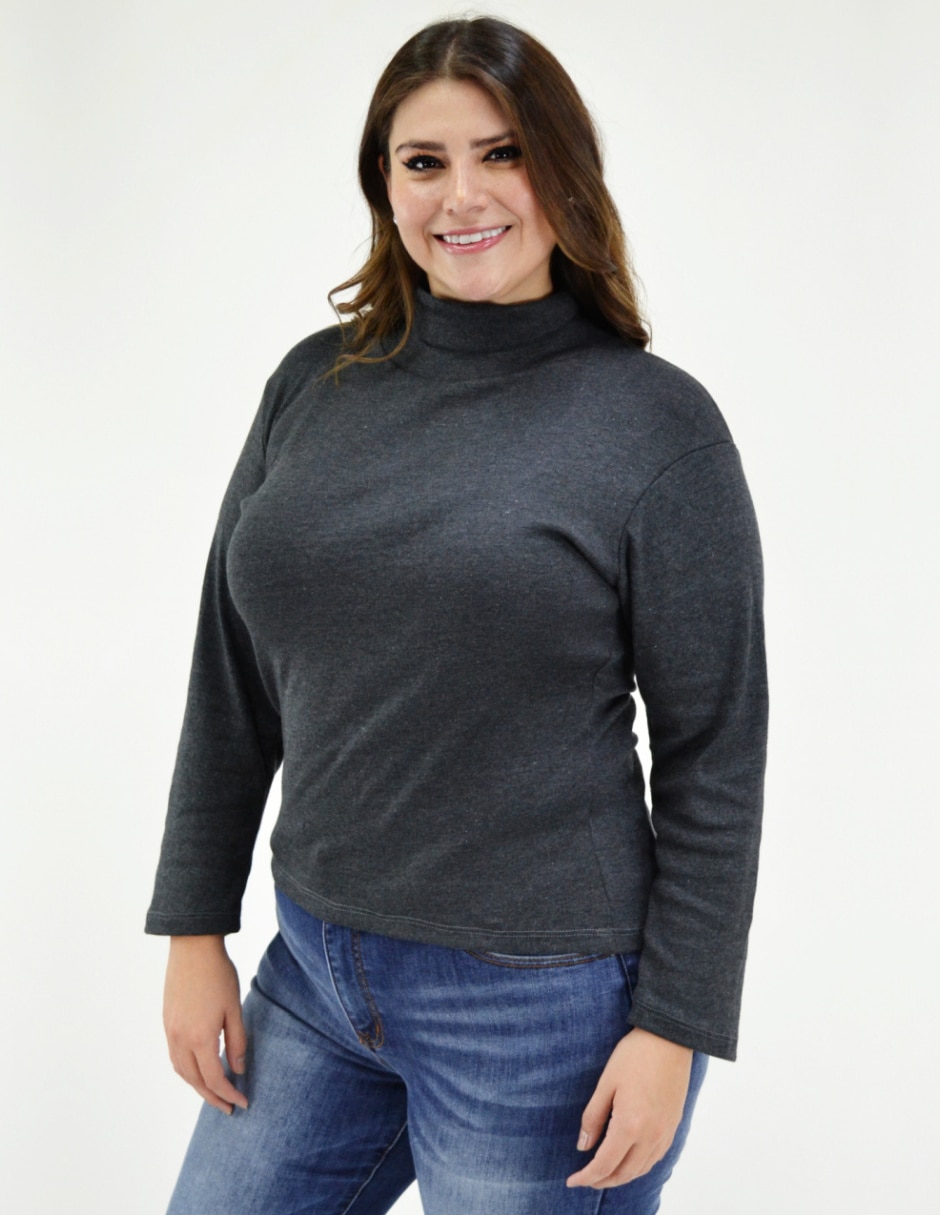 Blusa manga larga para mujer 7
