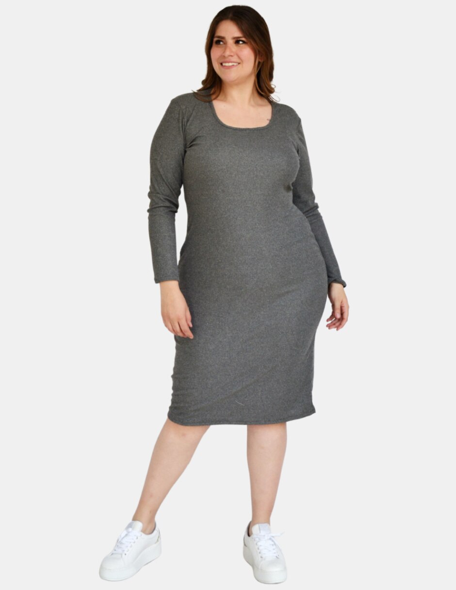 Vestido arriba de la rodilla casual Roman Fashion para mujer