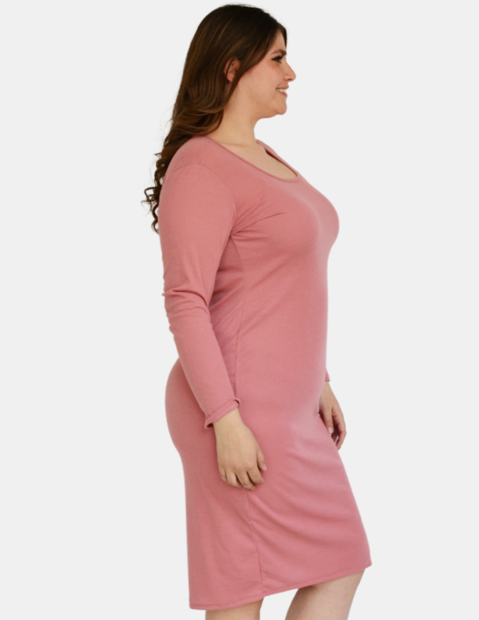 Vestido arriba de la rodilla casual para mujer 2