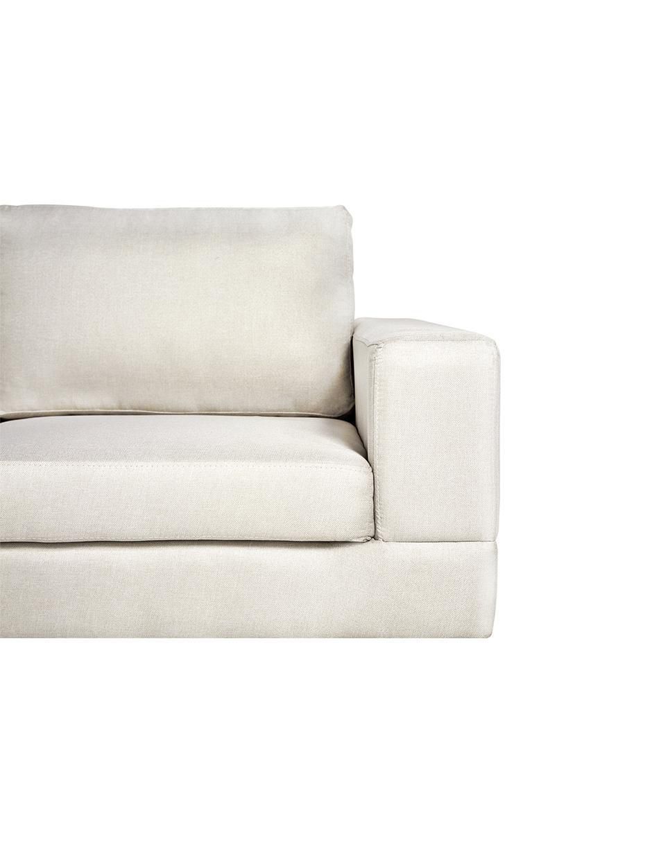 Chaise lounge izquierdo Kama de poliéster