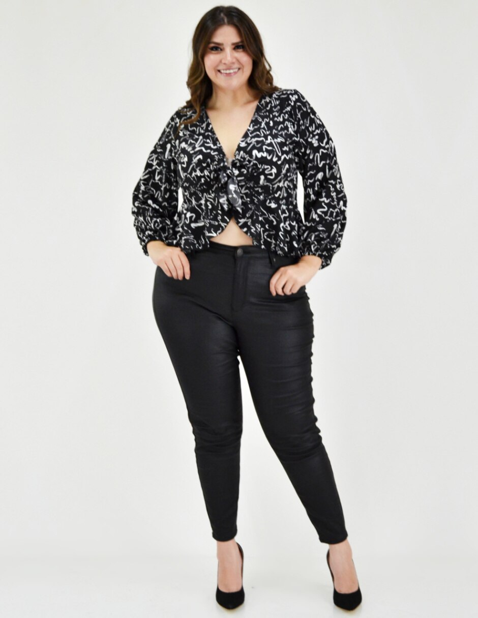 Blusa manga larga para mujer 5