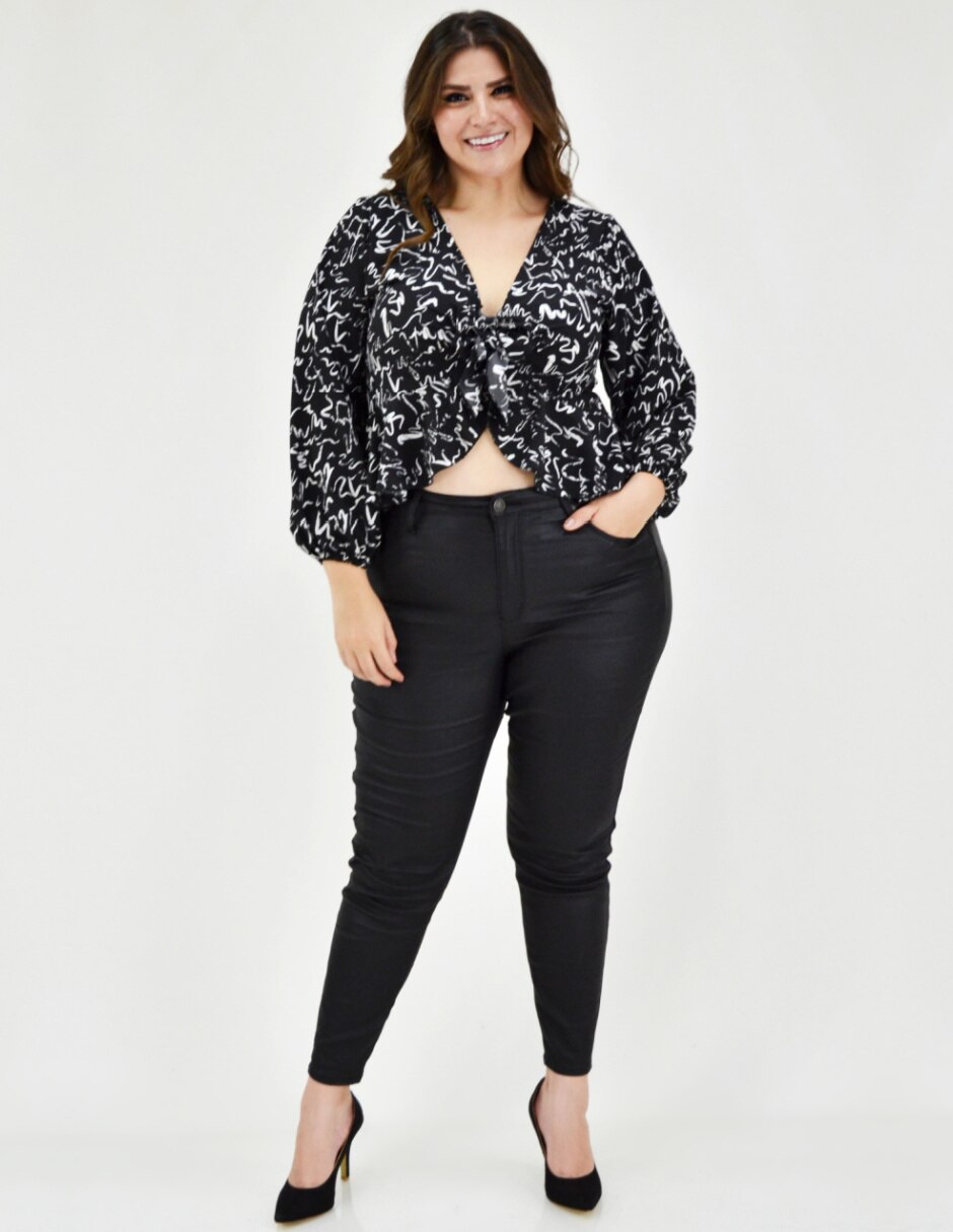 Blusa manga larga para mujer 6