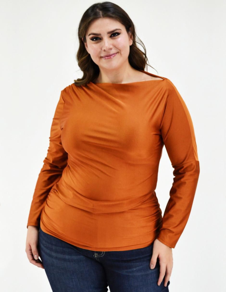 Blusa manga larga para mujer
