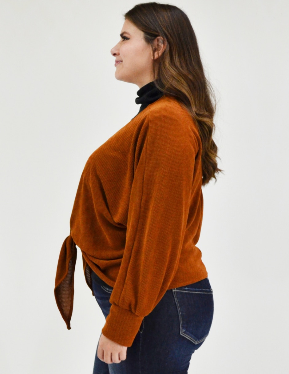 Suéter cuello simulado para mujer 5