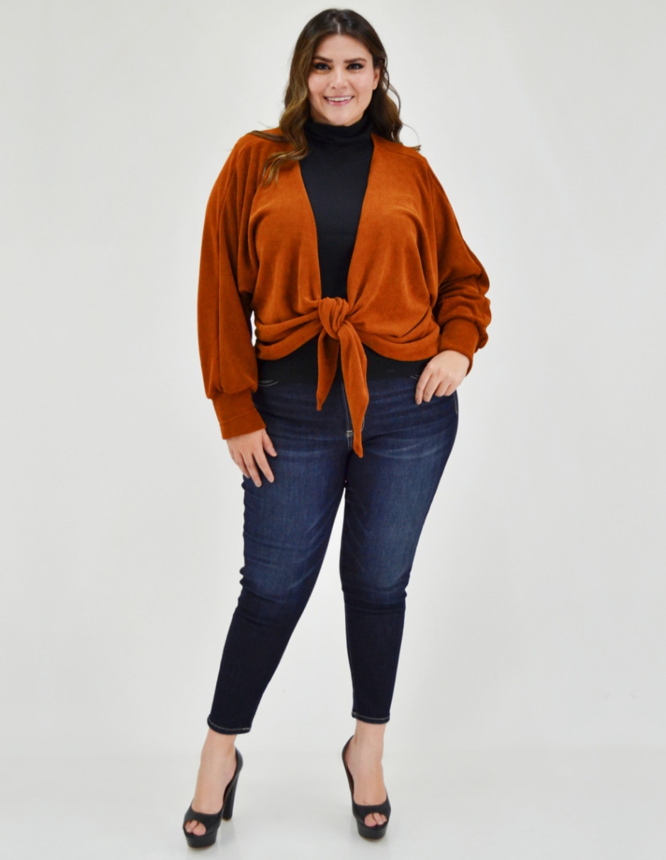 Suéter cuello simulado para mujer 7