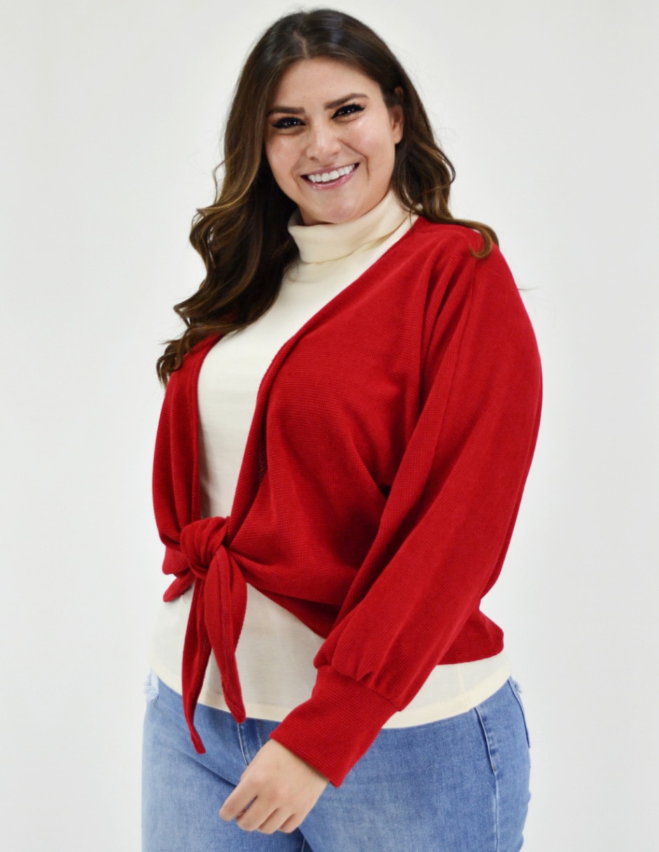 Suéter cuello simulado para mujer 2
