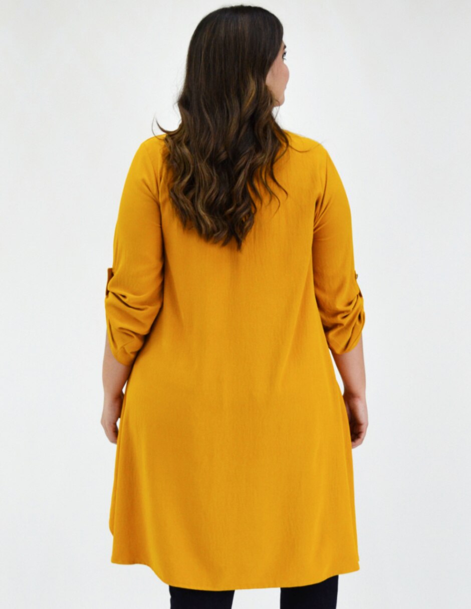 Blusa Roman Fashion manga 3/4 para mujer