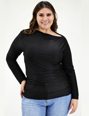 Blusa Roman Fashion manga larga para mujer