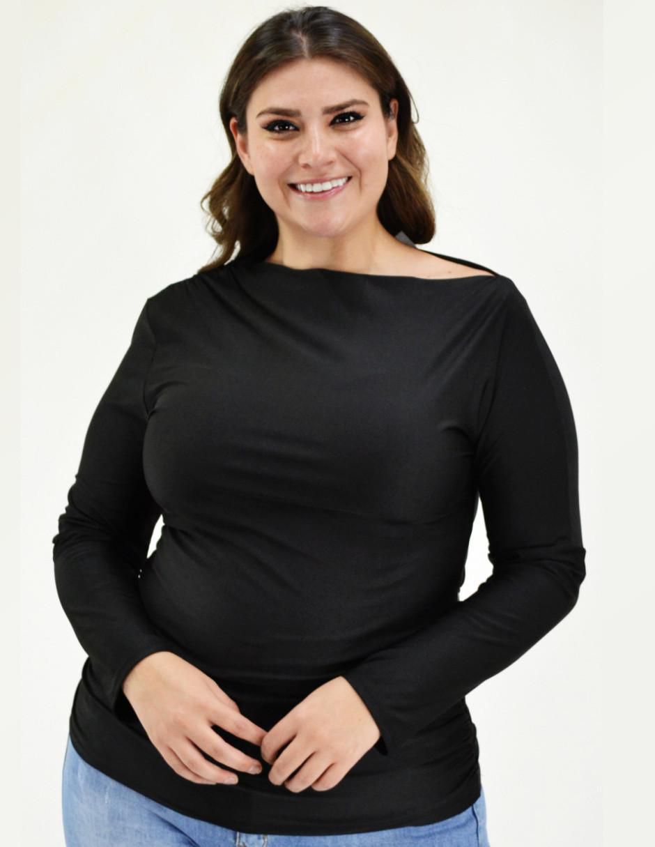 Blusa Roman Fashion manga larga para mujer