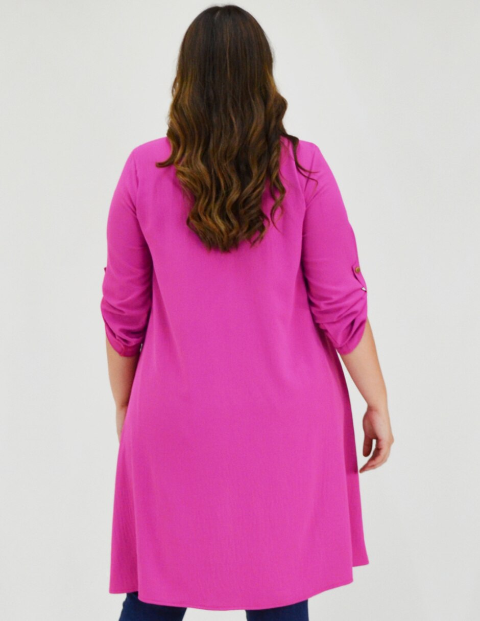 Blusa Roman Fashion manga 3/4 para mujer