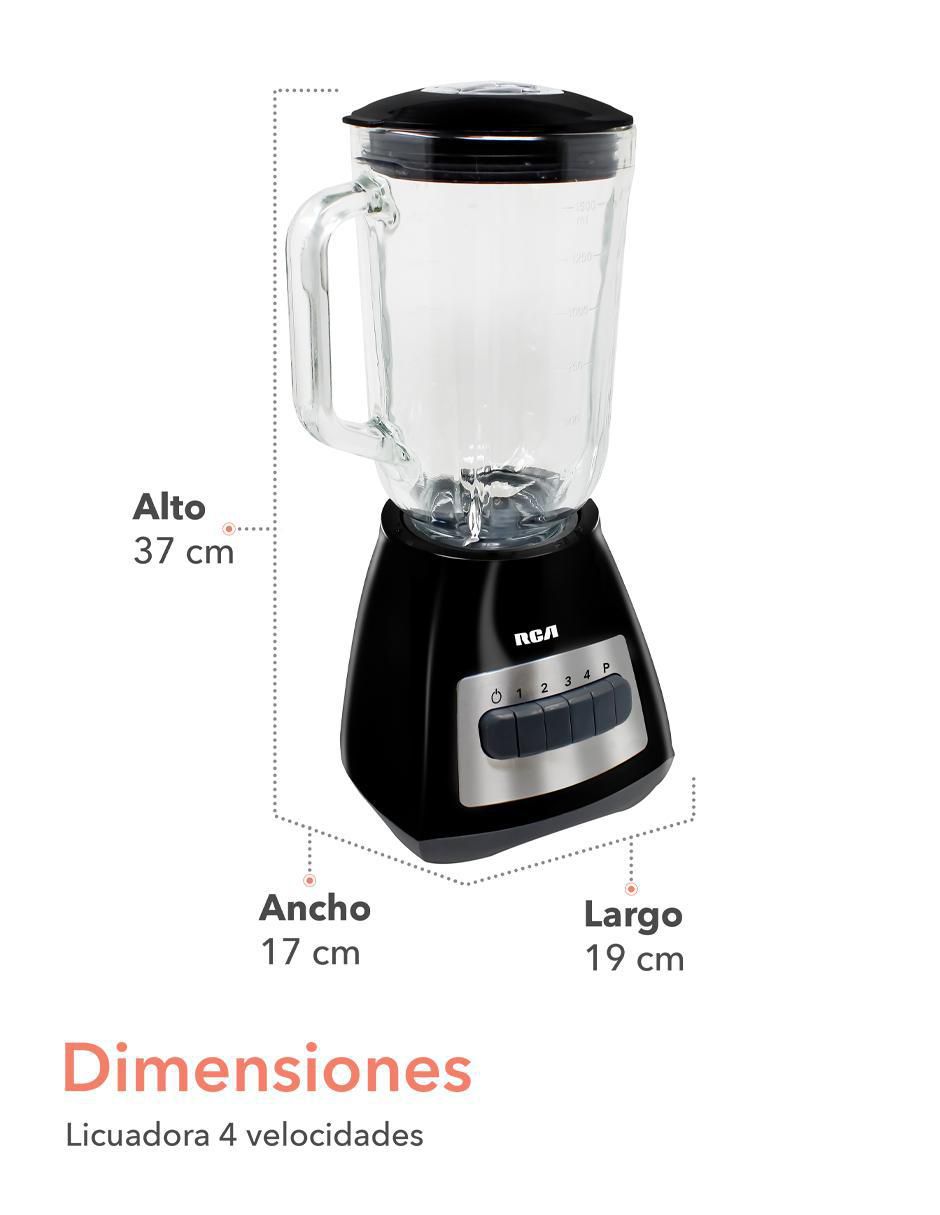 LICUADORA RC-L3 RCA, NEGRO