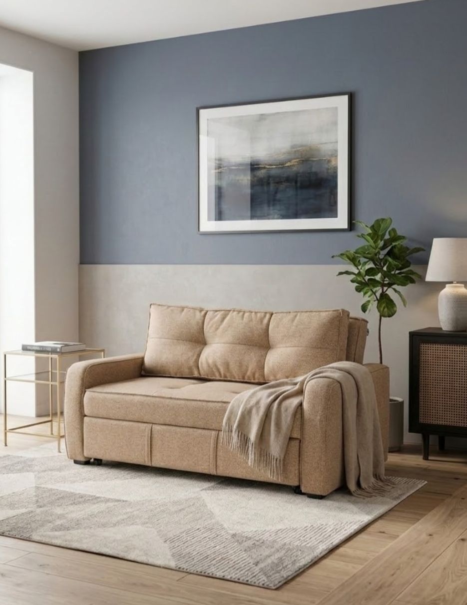 Sofá cama Manne Matrimonial M & de chenille 17