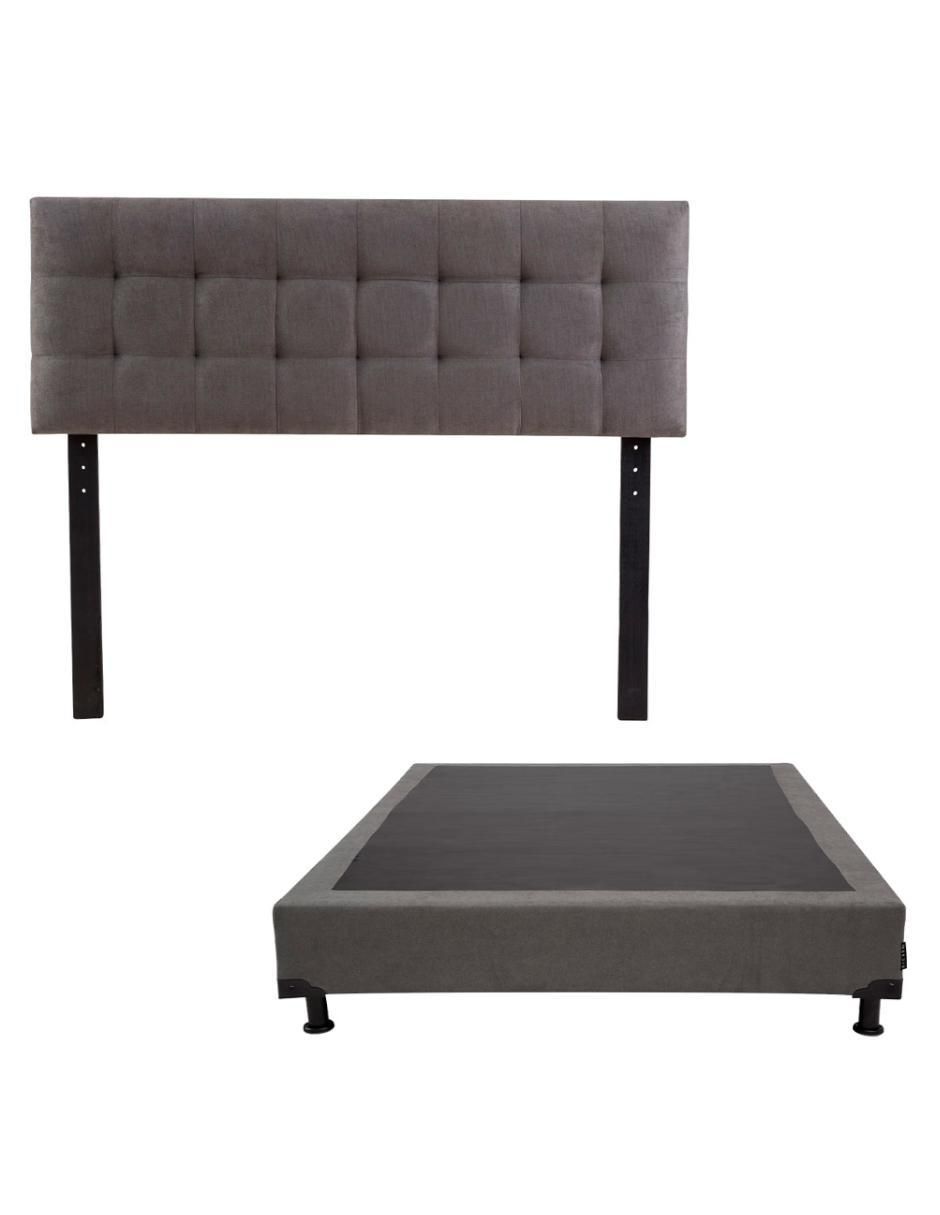 Cama catania con box de madera 1