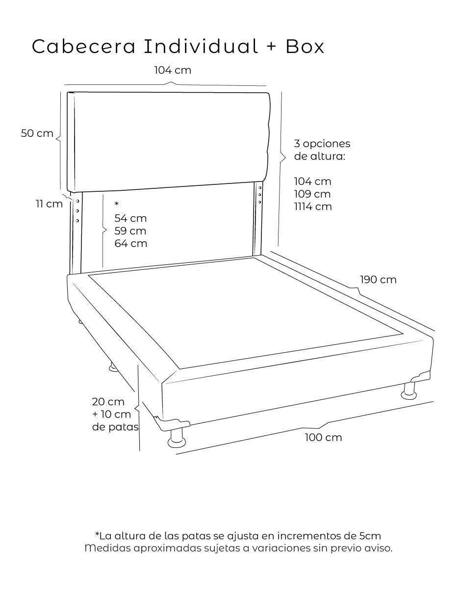Cama catania con box de madera 5