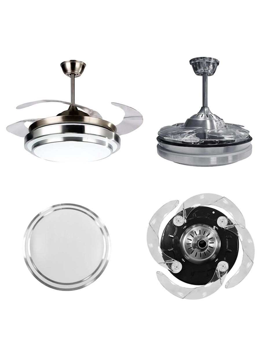 VENTILADOR DE TECHO F500VL01, PLATEADO 2