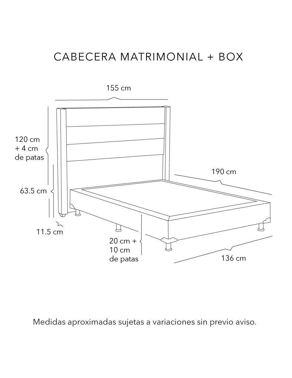 Cama lugo con box de madera 5