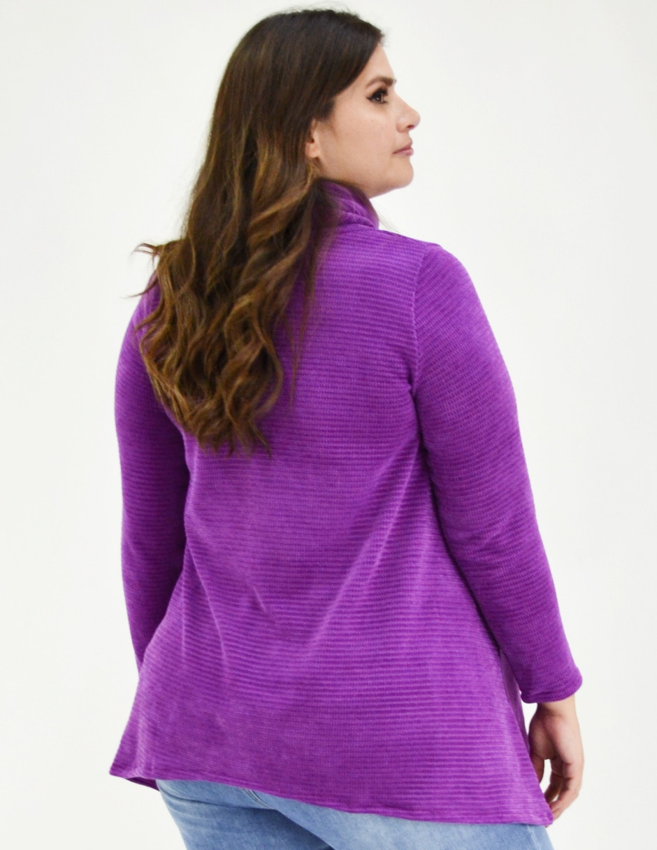 Suéter cuello alto para mujer
