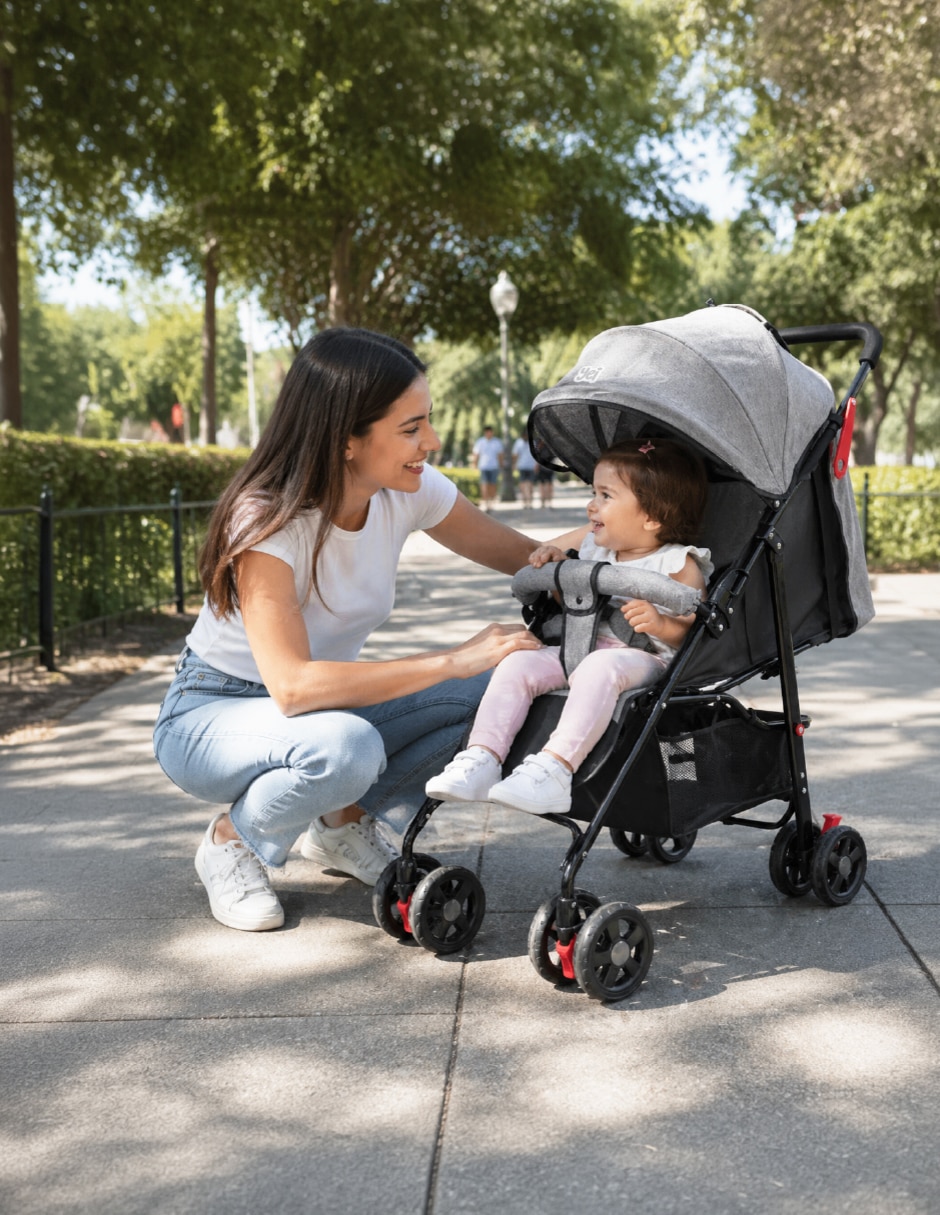 Carriola travel system baby plegable 13