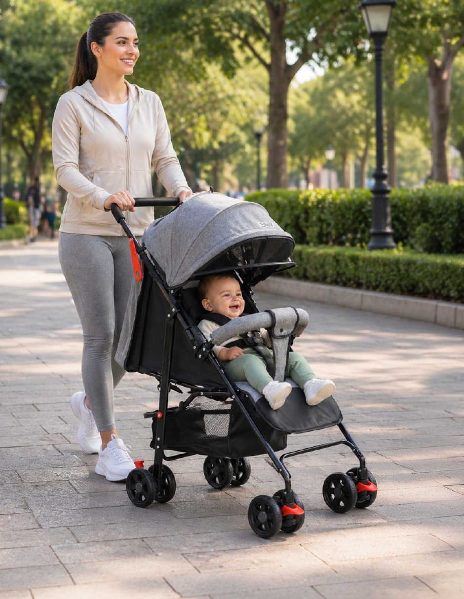 Carriola travel system baby plegable 2