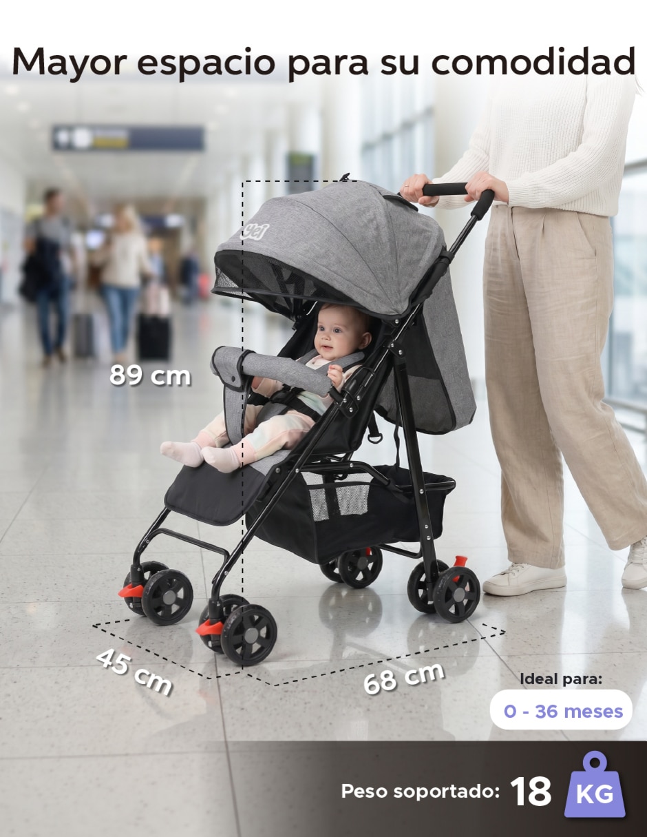 Carriola travel system plegable 11