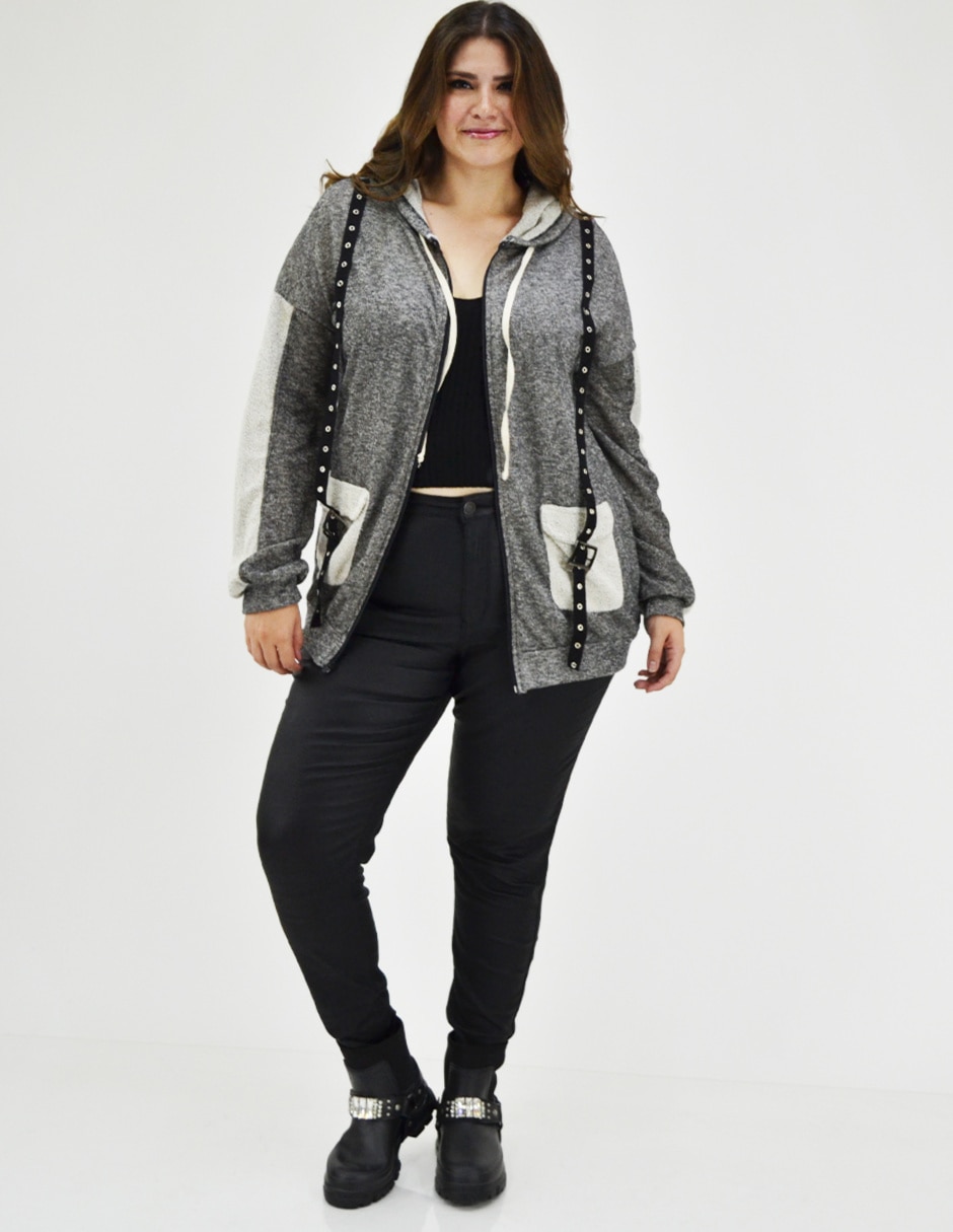 Sudadera con bolsillos para mujer 6