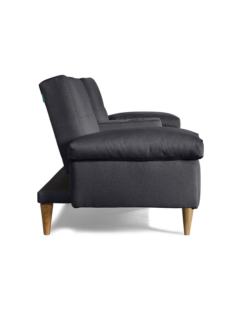 Sofá cama armable Hendrix Memory Foam de lino 6
