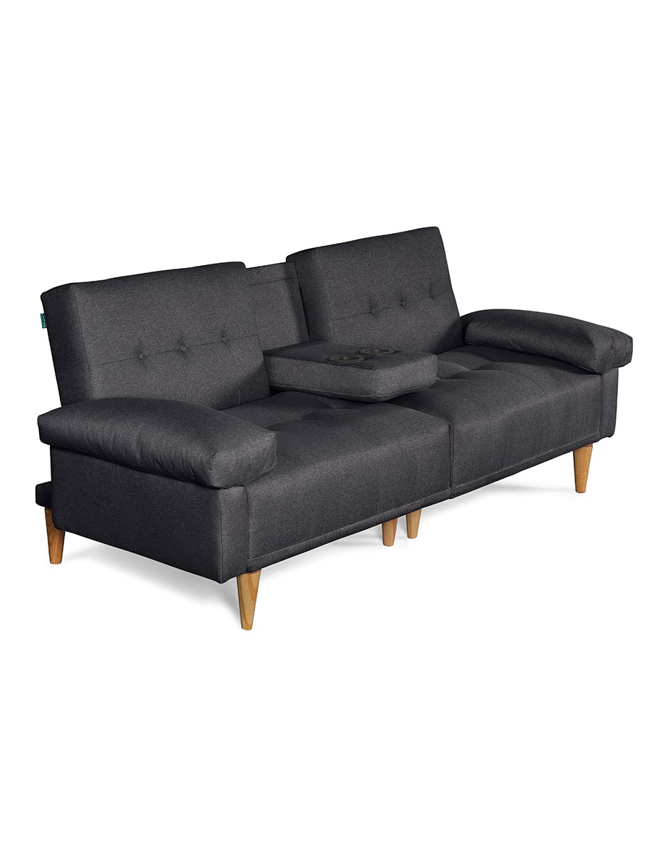 Sofá cama armable Hendrix Memory Foam de lino 10