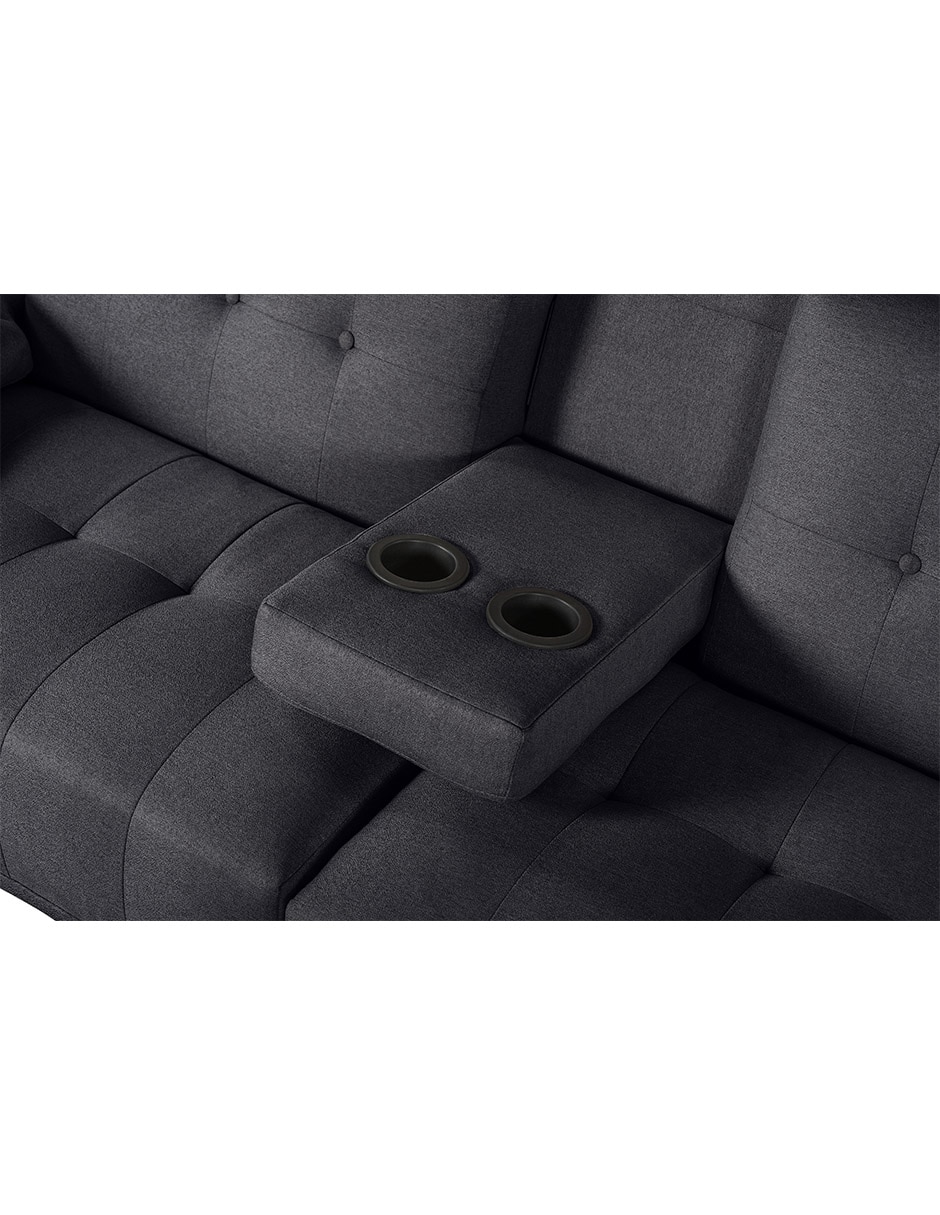 Sofá cama armable Hendrix Memory Foam de lino 9
