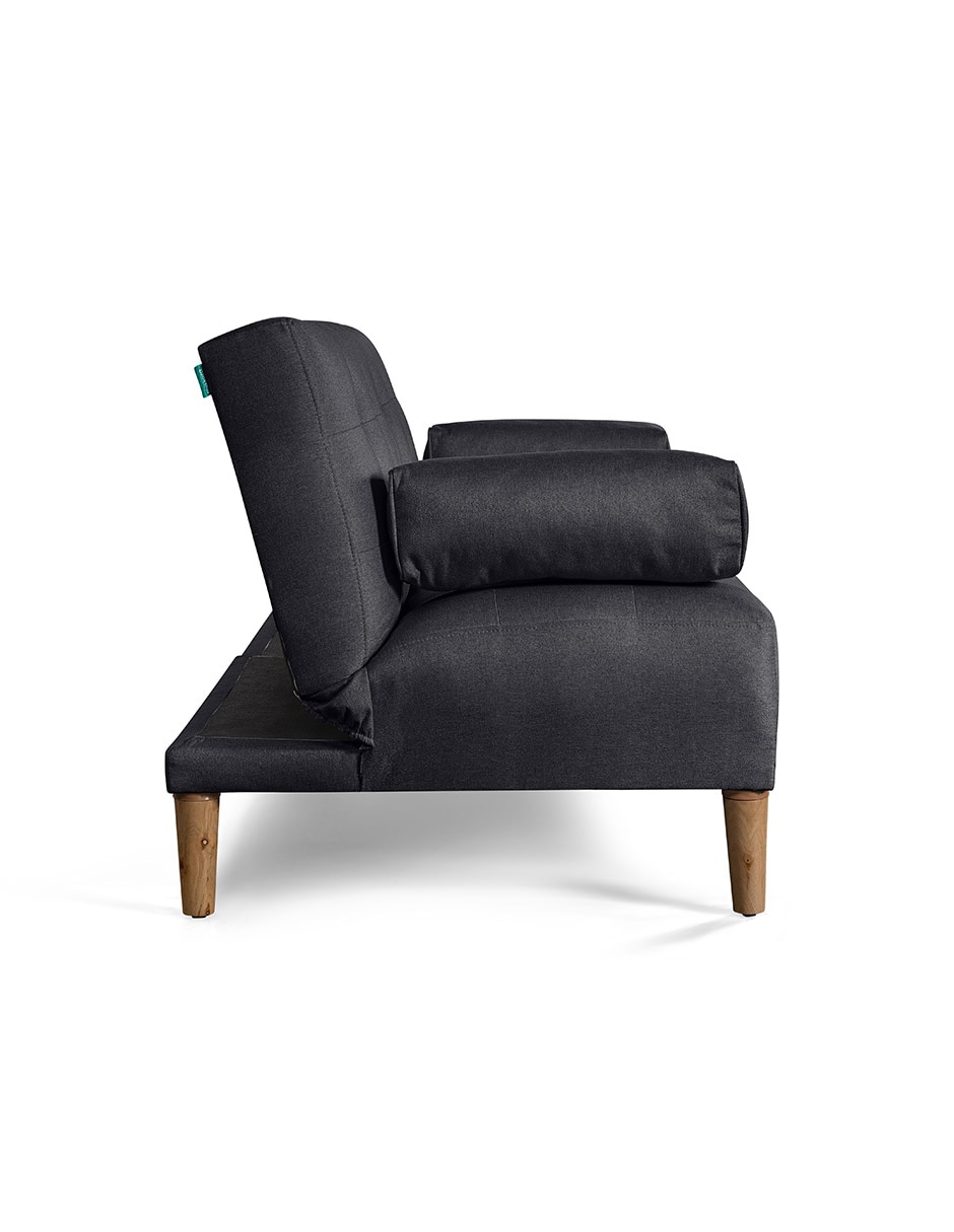 Sofá cama armable Queen memory foam de lino 2