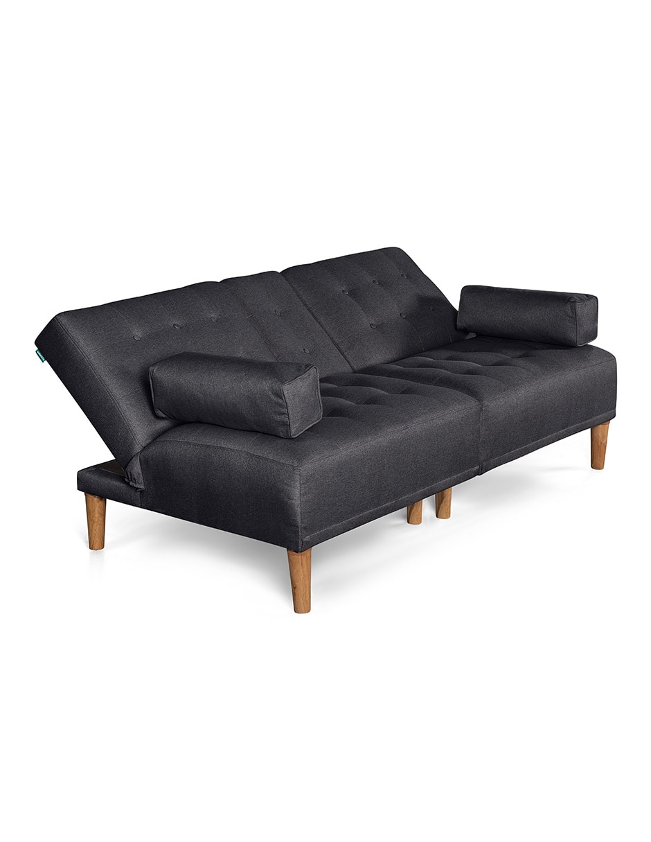Sofá cama armable Queen memory foam de lino 9
