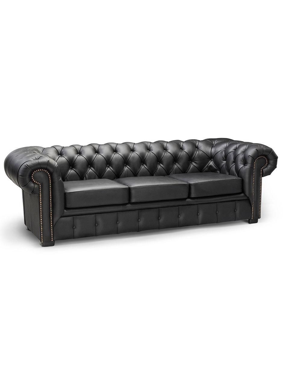 Sofá Chesterfield de piel