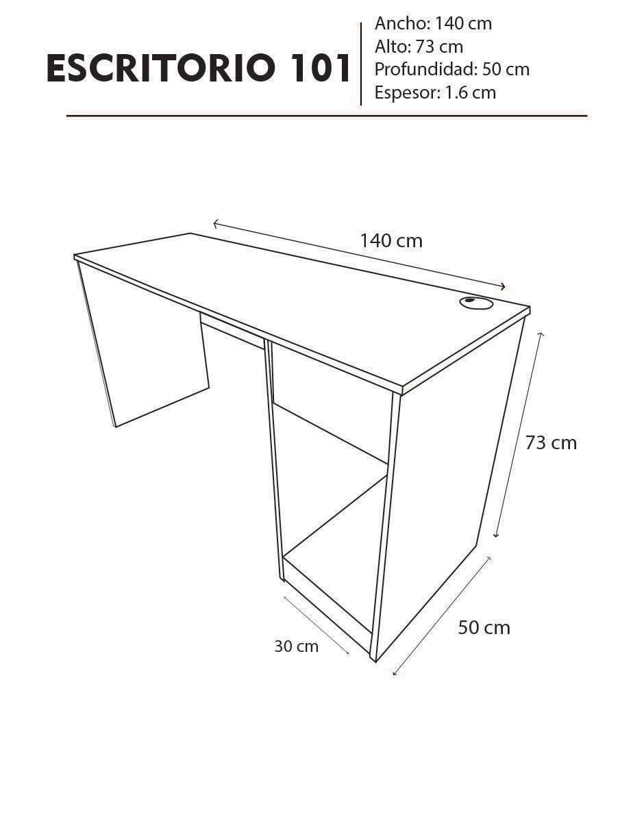 Escritorio de MDF 6