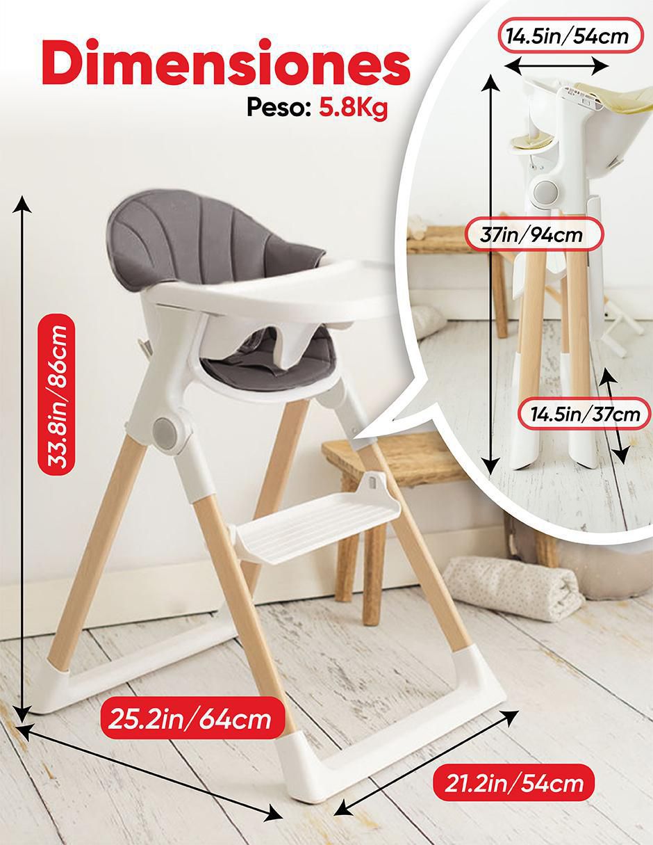 Silla alta Motek Omy