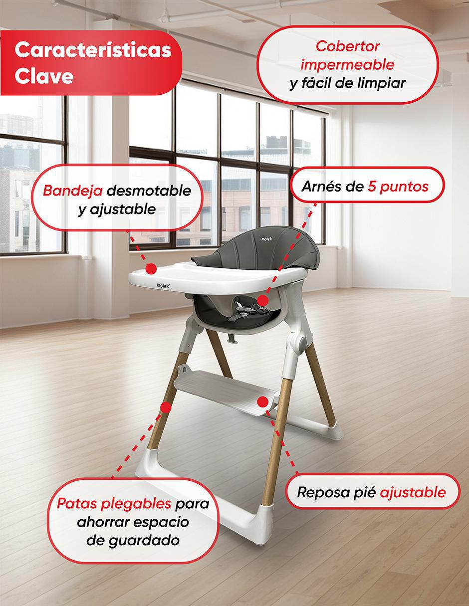Silla alta Motek Omy