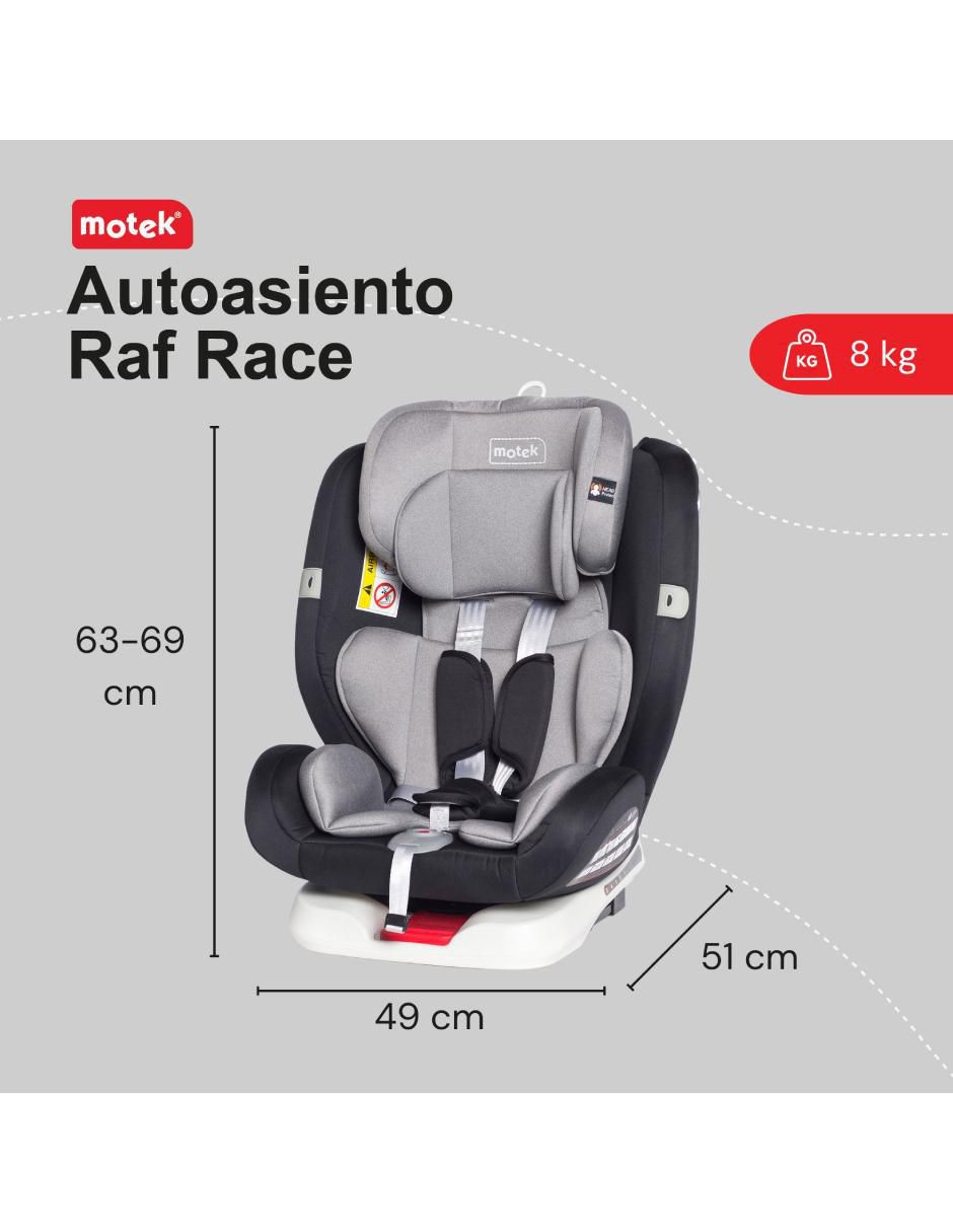 Autoasiento convertible raf race giro 360 7