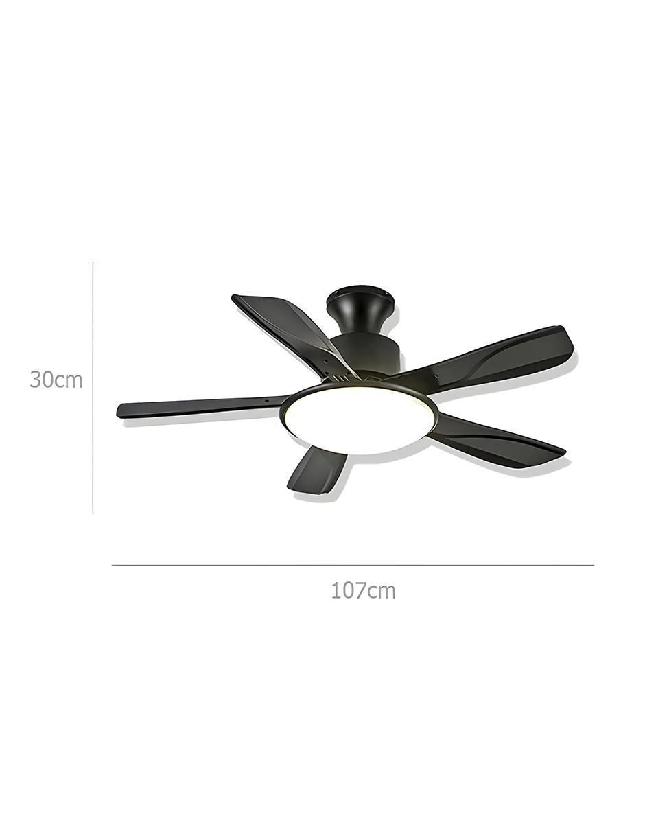VENTILADOR DE TECHO FHM025 MEGA, NEGRO 4