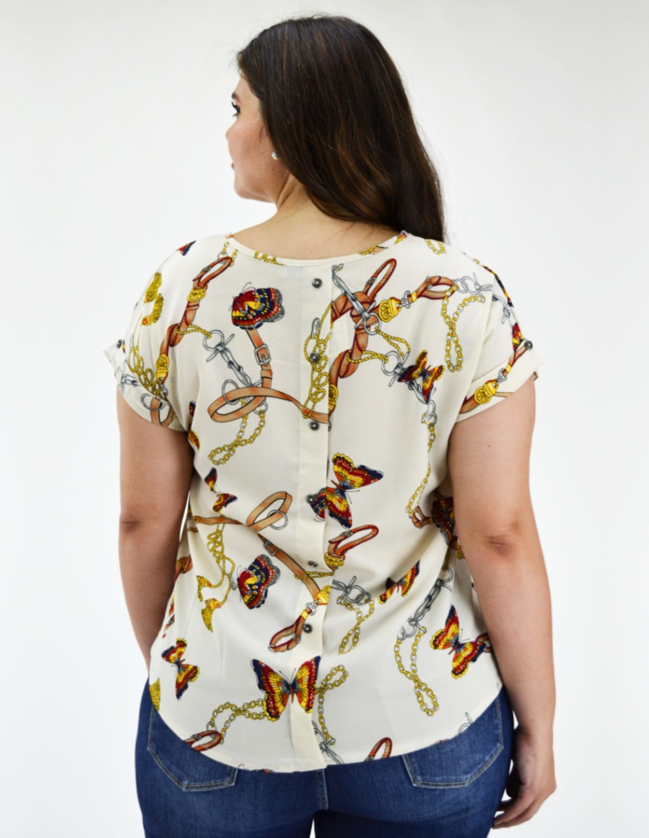 Blusa manga corta para mujer 9